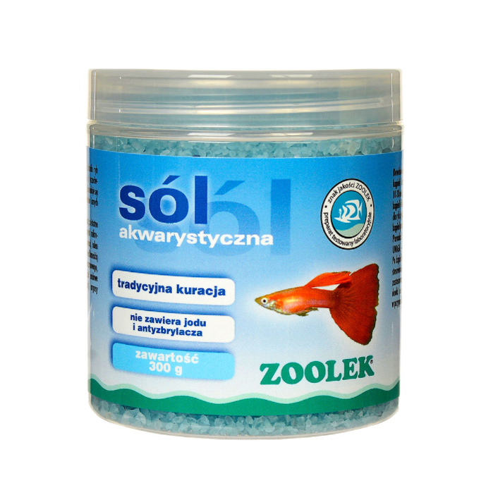 Sól akwarystyczna 300g ZOOLEK do odkażania wody